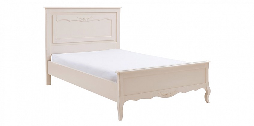 Κρεβάτι ξυλόγλυπτο shabby chic (12YS) (150Χ200) Κρεβάτι ξυλόγλυπτο shabby chic (12YS) (150Χ200)
