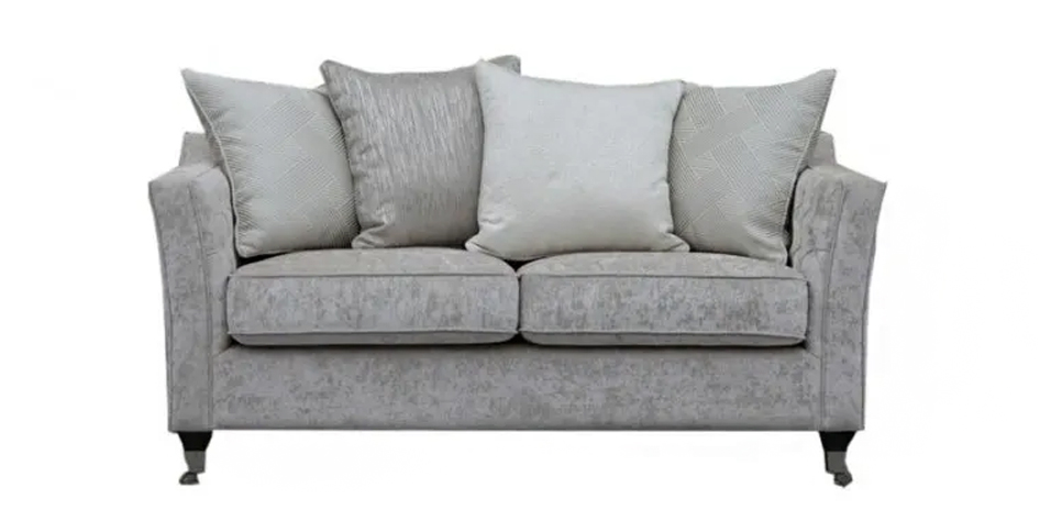 Πολυτελής διθέσιος καναπές με ροδάκια (5302)
