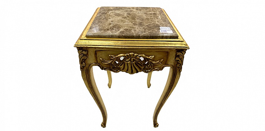 Μπαρόκ Τραπεζάκι Louis XV με Χρυσό Φινίρισμα (0101) Μπαρόκ Τραπεζάκι Louis XV με Χρυσό Φινίρισμα (0101)