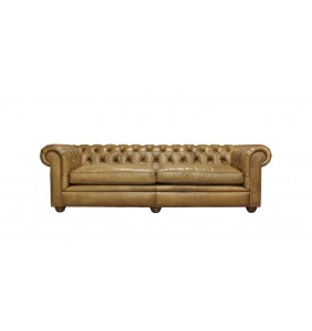 Gymnasium Chesterfield καναπές 240 cm Camel