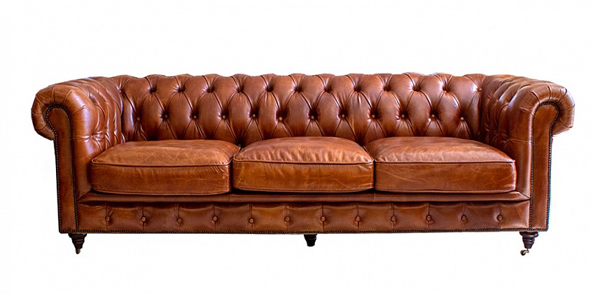 Καναπές τριθέσιος Chesterfield (0093)