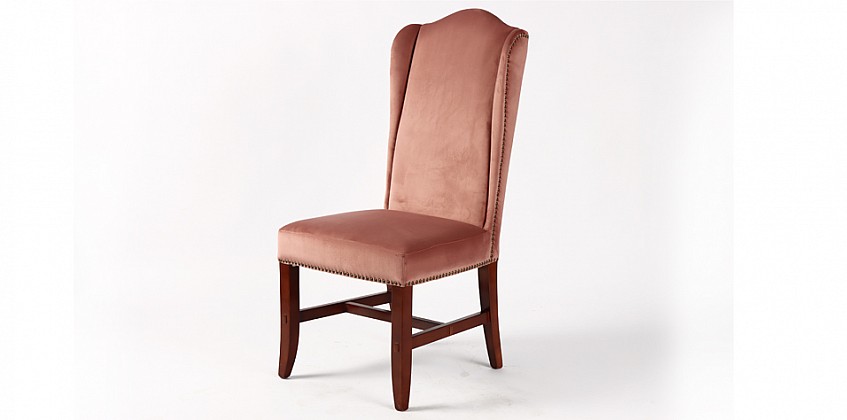 Καρέκλες τραπεζαρίας προσφορά Wingback σομόν (082R) Καρέκλες τραπεζαρίας προσφορά Wingback σομόν (082R)