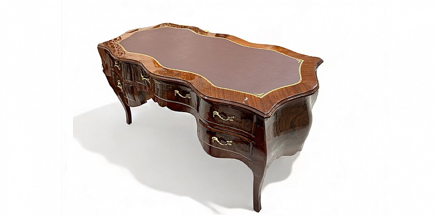 Γραφείο King size προεδρικό κλασικό Louis XV (0011)
