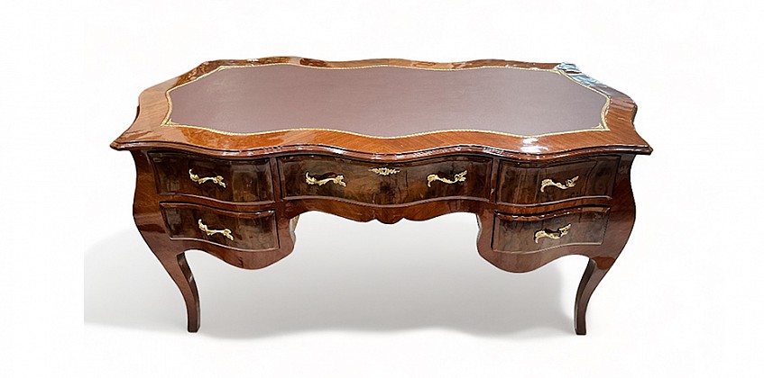 Γραφείο King size προεδρικό κλασικό Louis XV (0011)