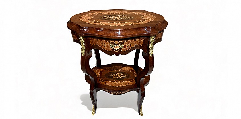 Χειροποίητο Τραπεζάκι Louis XV "Toad" (1088) Χειροποίητο Τραπεζάκι Louis XV "Toad" (1088)
