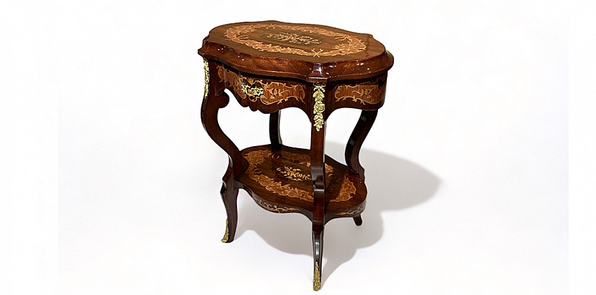 Χειροποίητο Τραπεζάκι Louis XV "Toad" (1088) Χειροποίητο Τραπεζάκι Louis XV "Toad" (1088)