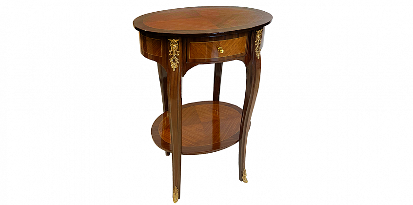 Louis XV Βοηθητικό Τραπεζάκι Σαλονιού με συρτάρι (B005)