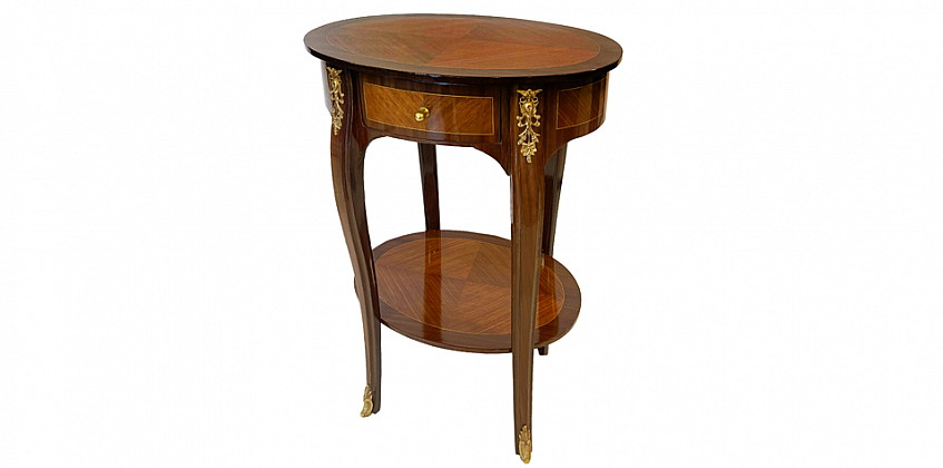 Louis XV Βοηθητικό Τραπεζάκι Σαλονιού με συρτάρι (B005)