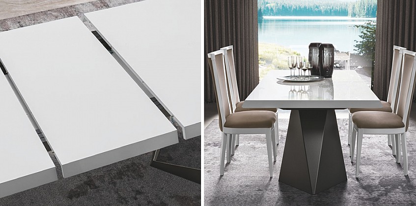 Τραπέζι τραπεζαρίας ανοιγόμενο ELITE BIANCO (ELB16) ΤΡΑΠΕΖΙ ΤΡΑΠΕΖΑΡΙΑΣ Τραπέζι τραπεζαρίας ανοιγόμενο ELITE BIANCO (ELB16) ΤΡΑΠΕΖΙ ΤΡΑΠΕΖΑΡΙΑΣ