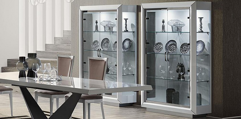 Βιτρίνα μοντέρνα ELITE BIANCO (ELIB) ΒΙΤΡΙΝΑ Βιτρίνα μοντέρνα ELITE BIANCO (ELIB) ΒΙΤΡΙΝΑ
