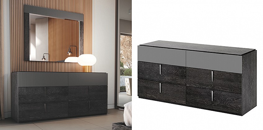 Συρταριέρα μοντέρνα διπλή ONYX (ONYX2) Συρταριέρα μοντέρνα διπλή ONYX (ONYX2)