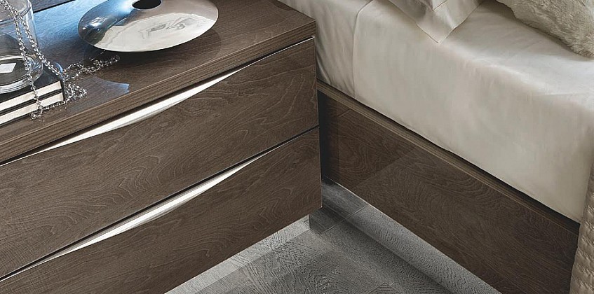 Κομοδίνο κρεβατοκάμαρας γκρι PLATINUM (PLAT) Κομοδίνο κρεβατοκάμαρας γκρι PLATINUM (PLAT)