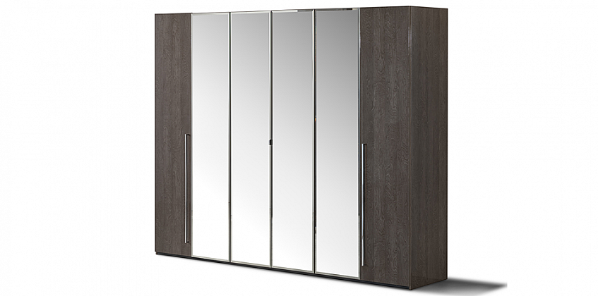 Ντουλάπα ρούχων γκρι PLATINUM (PLAT6) Ντουλάπα ρούχων γκρι PLATINUM (PLAT6)