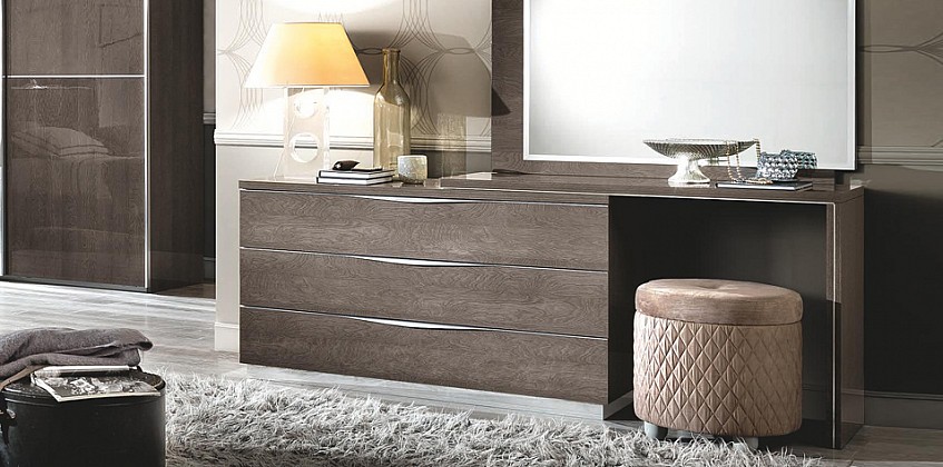 Τουαλέτα κρεβατοκάμαρας γκρι PLATINUM (PLAT) Τουαλέτα κρεβατοκάμαρας γκρι PLATINUM (PLAT)