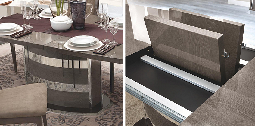 Τραπέζι τραπεζαρίας ανοιγόμενο PLATINUM (PLAT)