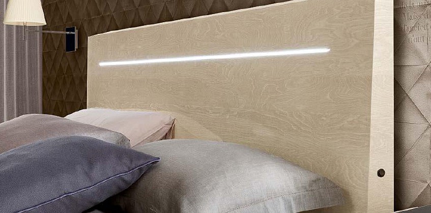 Κρεβάτι διπλό Ιταλίας με led φωτισμό AMBRA (AM16)