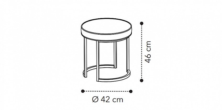Σκαμπό μοντέρνο (ROUND) Σκαμπό μοντέρνο (ROUND)