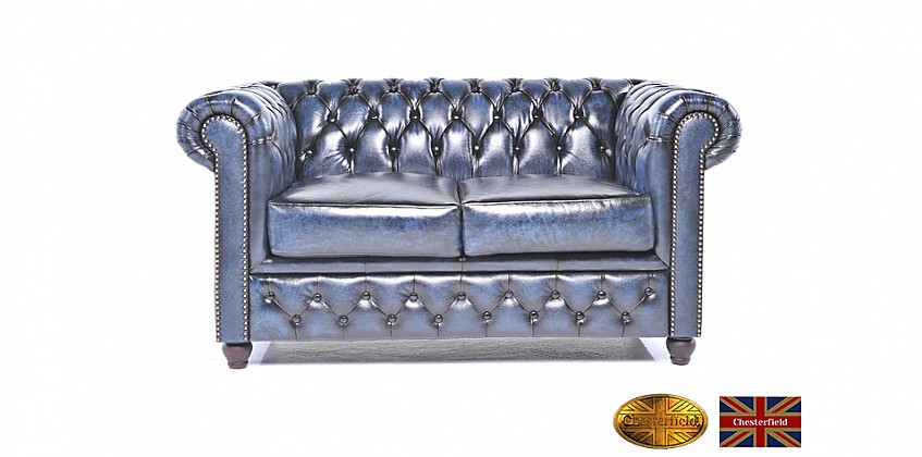 Γνήσιος δερμάτινος καναπές Chesterfield διθέσιος (BBS2) Γνήσιος δερμάτινος καναπές Chesterfield διθέσιος (BBS2)