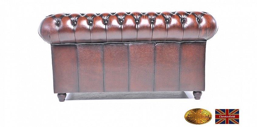 Γνήσιος δερμάτινος καναπές Chesterfield διθέσιος (BKA2) Γνήσιος δερμάτινος καναπές Chesterfield διθέσιος (BKA2)