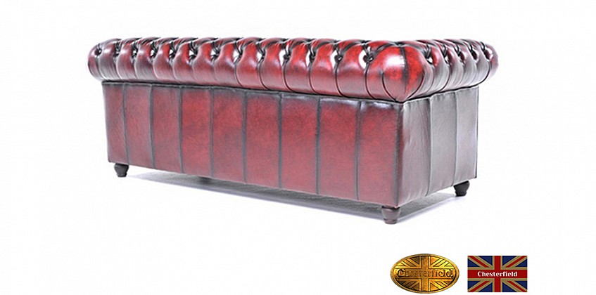 Γνήσιος δερμάτινος καναπές Chesterfield τριθέσιος (BMA3) Γνήσιος δερμάτινος καναπές Chesterfield τριθέσιος (BMA3)