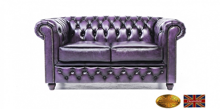 Γνήσιος δερμάτινος καναπές Chesterfield διθέσιος (BPU2) Γνήσιος δερμάτινος καναπές Chesterfield διθέσιος (BPU2)