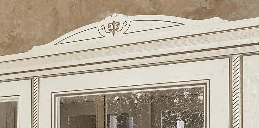 Επιπρόσθετο σκάλισμα προσόψεως κορώνα (FAN2) antique white