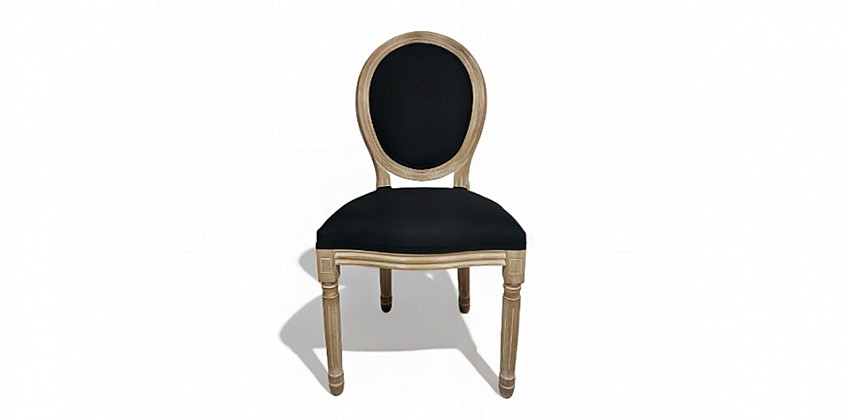 Καρέκλα τραπεζαρίας ντεκαπέ (BLACK) Καρέκλα τραπεζαρίας ντεκαπέ (BLACK)