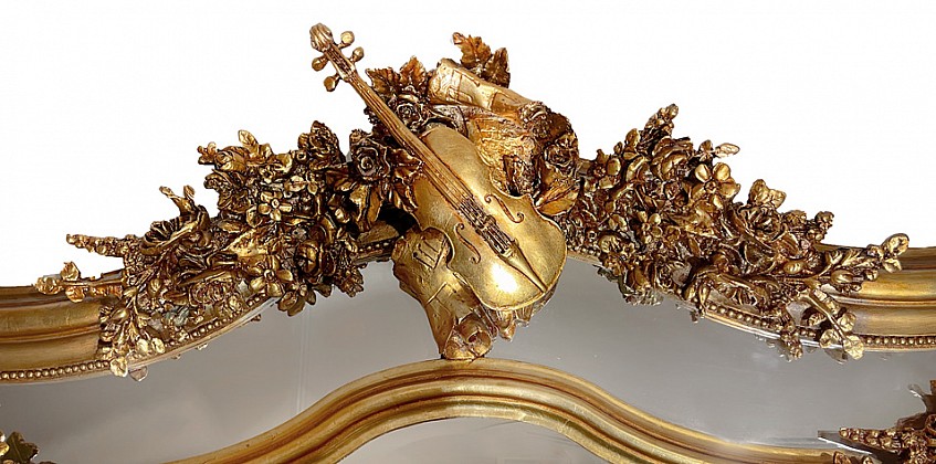 Καθρέφτης κλασικός "Βιολί" (1507) ΚΑΘΡΕΦΤΕΣ Louis XV Καθρέφτης κλασικός "Βιολί" (1507) ΚΑΘΡΕΦΤΕΣ Louis XV