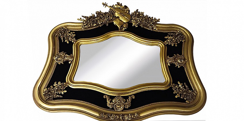 Καθρέφτης κλασικός "Βιολί" (1507) ΚΑΘΡΕΦΤΕΣ Louis XV Καθρέφτης κλασικός "Βιολί" (1507) ΚΑΘΡΕΦΤΕΣ Louis XV