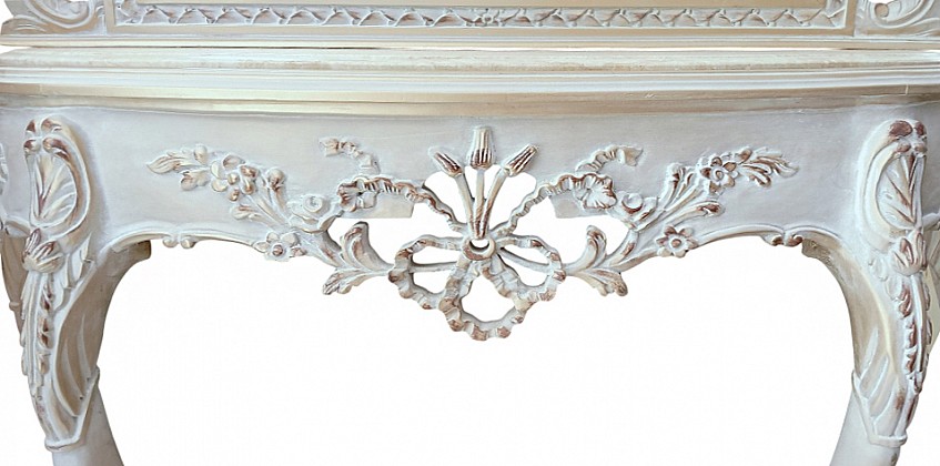 Ροκοκό κονσόλα με Σκαλίσματα & Πατίνα (0002) Louis XV Style Ροκοκό κονσόλα με Σκαλίσματα & Πατίνα (0002) Louis XV Style