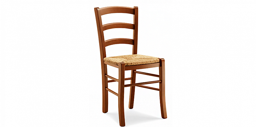 Chair with wicker seat 593