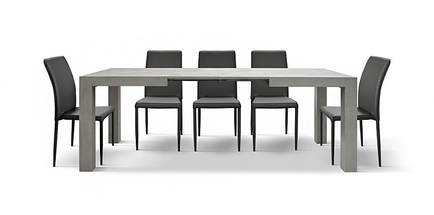 Ανοιγόμενο τραπέζι CEMENT GRAY (1797)
