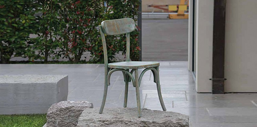 Καρέκλα χιαστί με παλαίωση (0914)