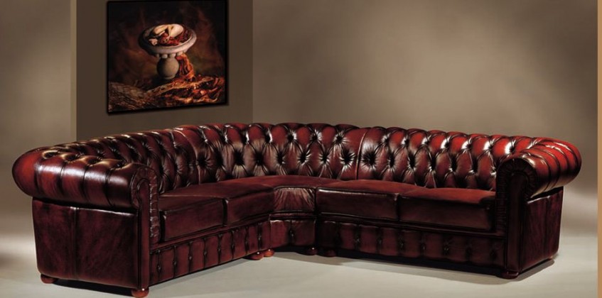 Γωνιακός δερμάτινος καναπές (0258) ΣΑΛΟΝΙΑ ΔΕΡΜΑΤΙΝΑ