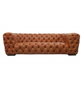 Τριθέσιος δερμάτινος καναπές (3066)