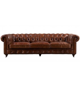 Τετραθέσιος δερμάτινος καναπές (0094)