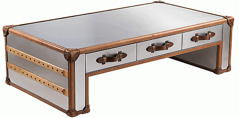 Τραπεζάκι σαλονιού inox (1039)