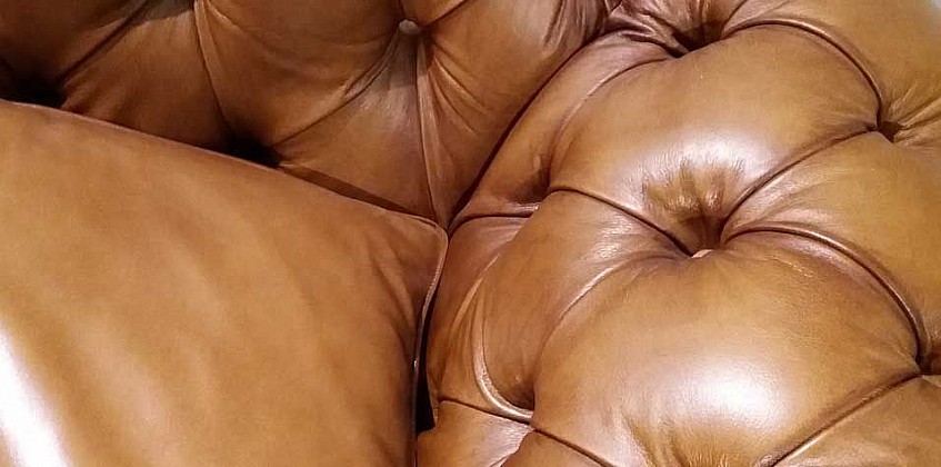 Gymnasium Chesterfield καναπές 240 cm Camel