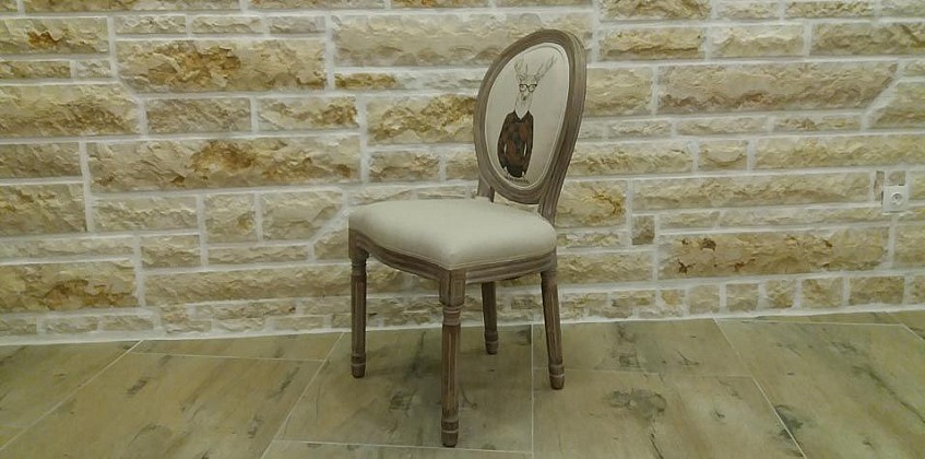 Καρέκλα τραπεζαρίας ντεκαπέ (DEER) Καρέκλα τραπεζαρίας ντεκαπέ (DEER)