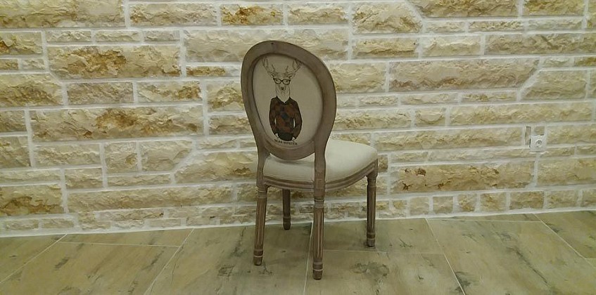 Καρέκλα τραπεζαρίας ντεκαπέ (DEER) Καρέκλα τραπεζαρίας ντεκαπέ (DEER)