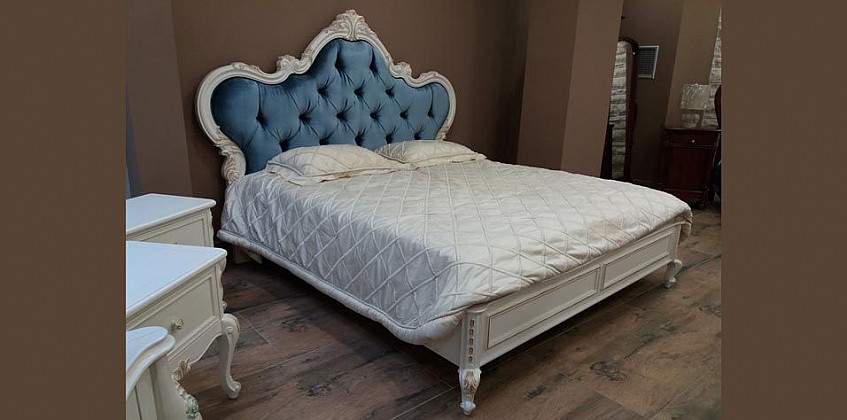 King size κρεβάτι καπιτονέ βελούδο σε ρομαντικό ύφος (103L) (180Χ200) King size κρεβάτι καπιτονέ βελούδο σε ρομαντικό ύφος (103L) (180Χ200)