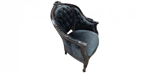 Λουϊ Κένζ πολυθρόνα κλασική σε Γαλλικό στυλ (MM04)