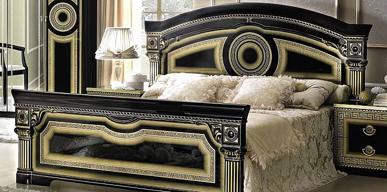 Κρεβάτι king size AIDA μαύρο-χρυσό (197Χ200) (AID3) ΥΠΕΡΔΙΠΛΟ ΚΡΕΒΑΤΙ Κρεβάτι king size AIDA μαύρο-χρυσό (197Χ200) (AID3) ΥΠΕΡΔΙΠΛΟ ΚΡΕΒΑΤΙ