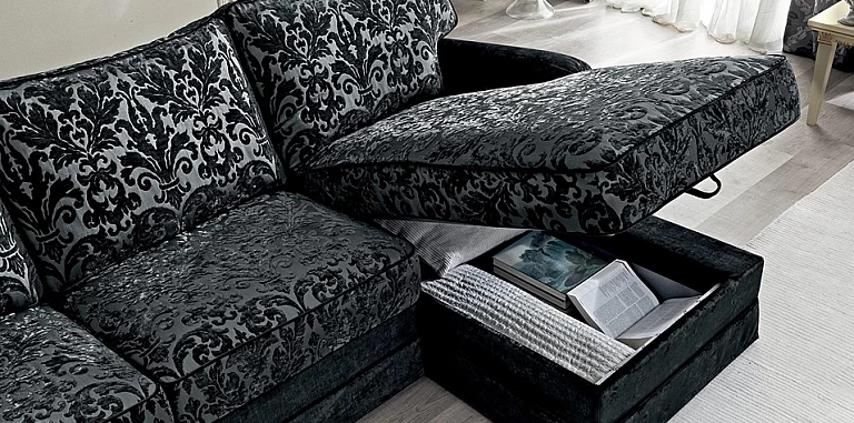 Καναπές γωνιακός κλασικός με αποθηκευτικό χώρο (TRE2) ΓΩΝΙΑΚΟΙ ΚΑΝΑΠΕΔΕΣ