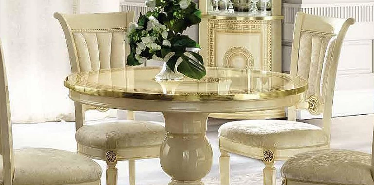 Καρέκλα τραπεζαρίας κλασική Ιταλίας εκρού AIDA (AID2) ΚΑΡΕΚΛΕΣ ΤΡΑΠΕΖΑΡΙΑΣ