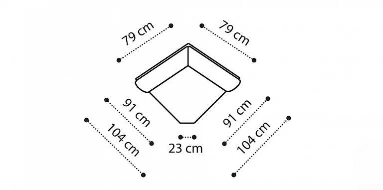 Γωνιακός καναπές κλασικός με πέτρες Swarovski (NOST) ΓΩΝΙΑΚΟΙ ΚΑΝΑΠΕΔΕΣ