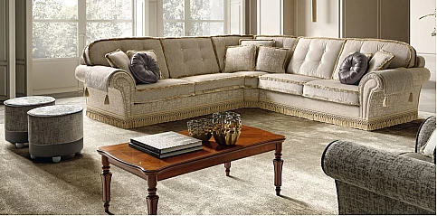 Πολυτελής γωνιακός καναπές (DECO)