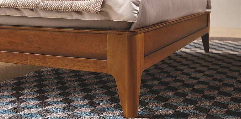 Κρεβάτι διπλό Ιταλίας GIOTTO σε φινίρισμα καρυδιάς (160Χ200) (GIOK) ΚΡΕΒΑΤΙ