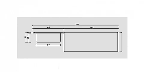 Έπιπλο εισόδου NOSTALGIA σε φινίρισμα καρυδιάς (NOST3)
