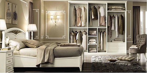 Ντουλάπα τετράφυλλη NOSTALGIA εκρού (NOST4) 